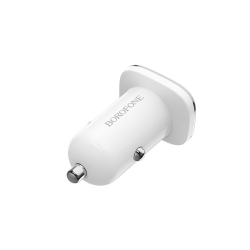 AUTOMOBILINIS ĮKROVIKLIS BOROFONE BZ12 SU 2 USB JUNGTIMIS (2.4A) BALTAS AUTOMOBILINIS ĮKROVIKLIS BOROFONE BZ12 SU 2 USB JUNGTIMIS (2.4A) BALTAS
