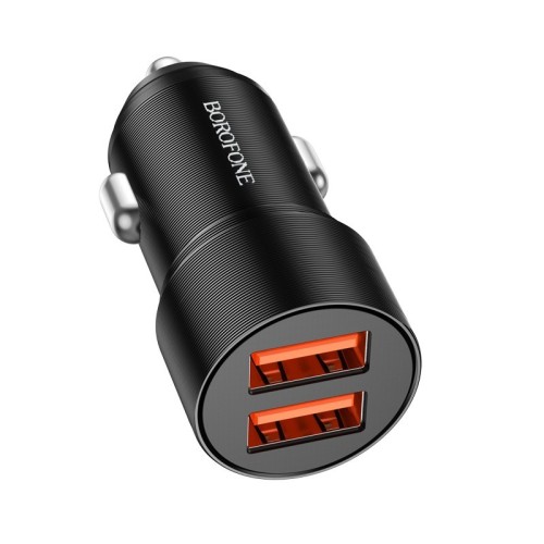 AUTOMOBILINIS ĮKROVIKLIS BOROFONE BZ19B 2XUSB-A QC3.0 36W JUODAS AUTOMOBILINIS ĮKROVIKLIS BOROFONE BZ19B 2XUSB-A QC3.0 36W JUODAS