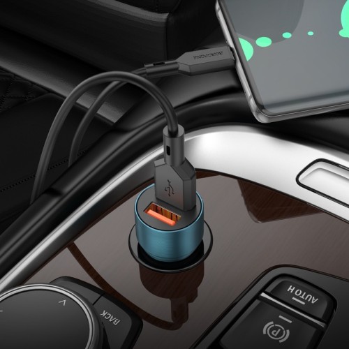 AUTOMOBILINIS ĮKROVIKLIS BOROFONE BZ19B 2XUSB-A QC3.0 36W JUODAS AUTOMOBILINIS ĮKROVIKLIS BOROFONE BZ19B 2XUSB-A QC3.0 36W JUODAS
