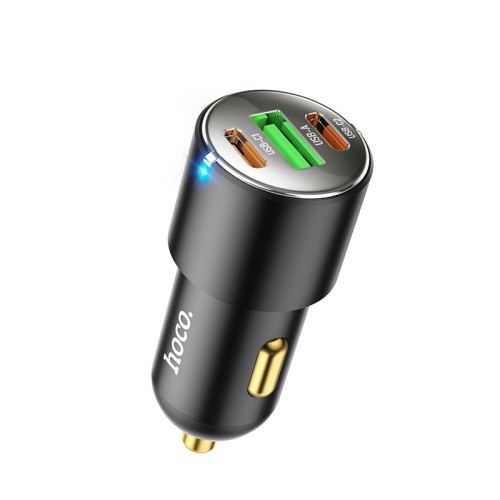 AUTOMOBILINIS ĮKROVIKLIS HOCO NZ6 PD45W 2XTYPE-C/1XUSB-A JUODAS AUTOMOBILINIS ĮKROVIKLIS HOCO NZ6 PD45W 2XTYPE-C/1XUSB-A JUODAS