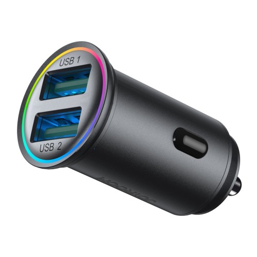 AUTOMOBILINIS ĮKROVIKLIS JOYROOM JR-CCN03 2XUSB-A 24W JUODAS AUTOMOBILINIS ĮKROVIKLIS JOYROOM JR-CCN03 2XUSB-A 24W JUODAS
