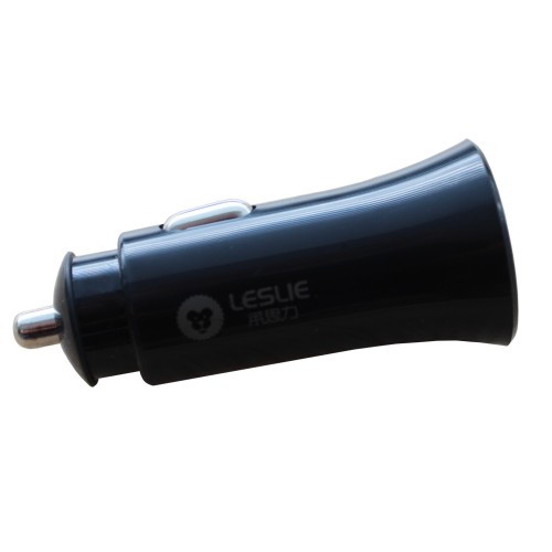 AUTOMOBILINIS ĮKROVIKLIS LESLIE C18 SU 2 USB JUNGTIMIS 2.4A (1A+2A) JUODAS AUTOMOBILINIS ĮKROVIKLIS LESLIE C18 SU 2 USB JUNGTIMIS 2.4A (1A+2A) JUODAS