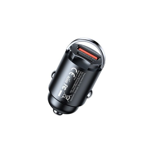 AUTOMOBILINIS ĮKROVIKLIS REMAX RCC359 30W USB-C/USB-A JUODAS AUTOMOBILINIS ĮKROVIKLIS REMAX RCC359 30W USB-C/USB-A JUODAS