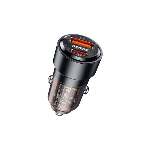 AUTOMOBILINIS ĮKROVIKLIS REMAX RCC360 75W USB-C/USB-A JUODAS AUTOMOBILINIS ĮKROVIKLIS REMAX RCC360 75W USB-C/USB-A JUODAS