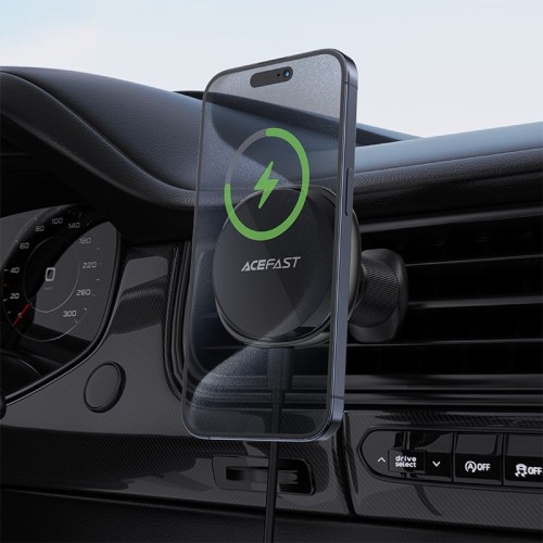 AUTOMOBILINIS LAIKIKLIS-ĮKROVIKLIS ACEFAST D31 MAGSAFE 15W JUODAS AUTOMOBILINIS LAIKIKLIS-ĮKROVIKLIS ACEFAST D31 MAGSAFE 15W JUODAS