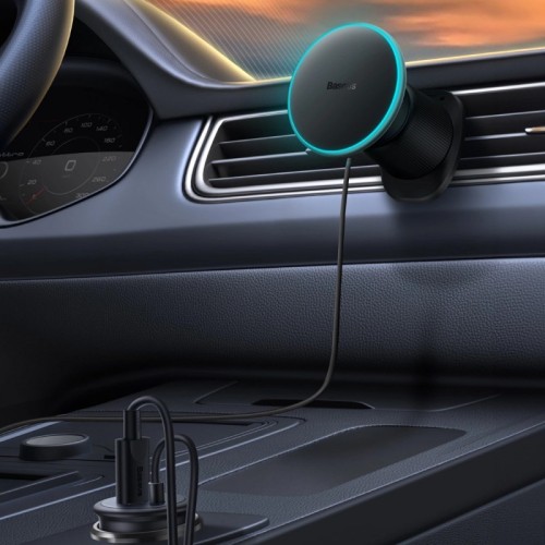 AUTOMOBILINIS LAIKIKLIS-ĮKROVIKLIS BASEUS CW01 MAGSAFE 15W JUODAS C40141001111-00 AUTOMOBILINIS LAIKIKLIS-ĮKROVIKLIS BASEUS CW01 MAGSAFE 15W JUODAS C40141001111-00