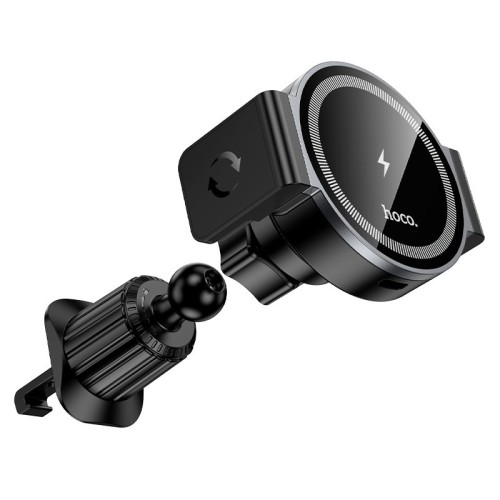 AUTOMOBILINIS LAIKIKLIS-ĮKROVIKLIS HOCO HW35 MAGSAFE 15W (AIR VENT) JUODAS AUTOMOBILINIS LAIKIKLIS-ĮKROVIKLIS HOCO HW35 MAGSAFE 15W (AIR VENT) JUODAS