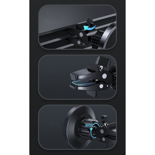 AUTOMOBILINIS LAIKIKLIS-ĮKROVIKLIS JOYROOM JR-ZS240 MAGSAFE 15W JUODAS AUTOMOBILINIS LAIKIKLIS-ĮKROVIKLIS JOYROOM JR-ZS240 MAGSAFE 15W JUODAS