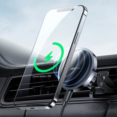 AUTOMOBILINIS LAIKIKLIS-ĮKROVIKLIS JOYROOM JR-ZS240 MAGSAFE 15W JUODAS AUTOMOBILINIS LAIKIKLIS-ĮKROVIKLIS JOYROOM JR-ZS240 MAGSAFE 15W JUODAS