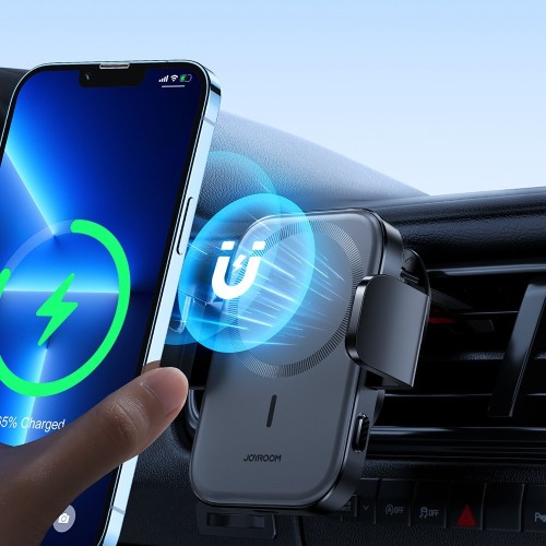 AUTOMOBILINIS LAIKIKLIS-ĮKROVIKLIS JOYROOM JR-ZS295 15W MAGSAFE JUODAS AUTOMOBILINIS LAIKIKLIS-ĮKROVIKLIS JOYROOM JR-ZS295 15W MAGSAFE JUODAS