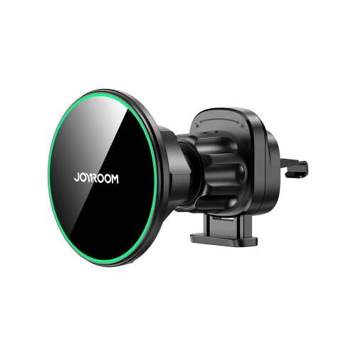 AUTOMOBILINIS LAIKIKLIS-ĮKROVIKLIS JOYROOM JR-ZS412 QI2 MAGSAFE 15W JUODAS
