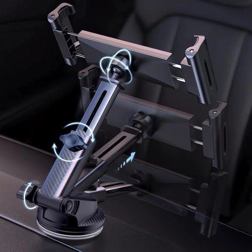 AUTOMOBILINIS PLANŠETINIO KOMPIUTERIO LAIKIKLIS TECH-PROTECT V4 JUODAS