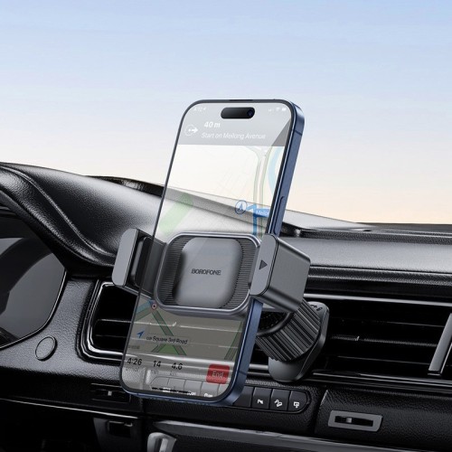 AUTOMOBILINIS TELEFONO LAIKIKLIS BOROFONE BH106 (AIR VENT) JUODAS AUTOMOBILINIS TELEFONO LAIKIKLIS BOROFONE BH106 (AIR VENT) JUODAS