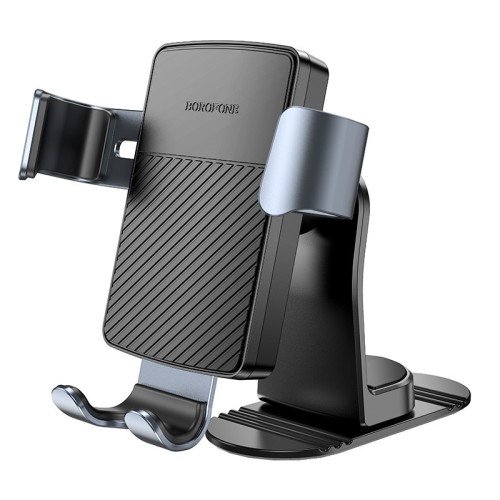 AUTOMOBILINIS TELEFONO LAIKIKLIS BOROFONE BH119 (DASHBOARD) JUODAS