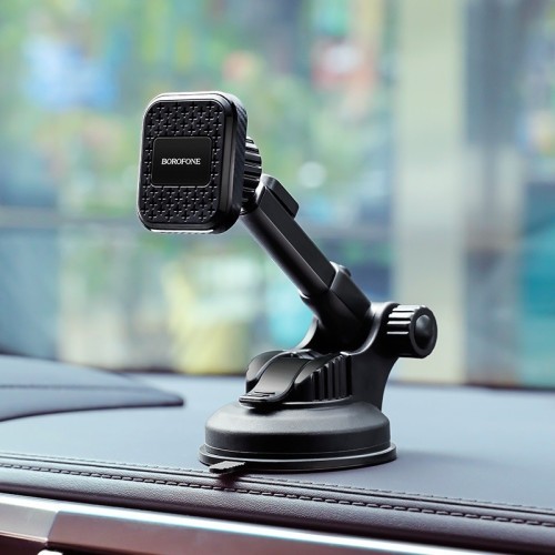 AUTOMOBILINIS TELEFONO LAIKIKLIS BOROFONE BH21 TVIRTINAMAS ANT PRIETAISŲ SKYDELIO MAGNETINIS AUTOMOBILINIS TELEFONO LAIKIKLIS BOROFONE BH21 TVIRTINAMAS ANT PRIETAISŲ SKYDELIO MAGNETINIS
