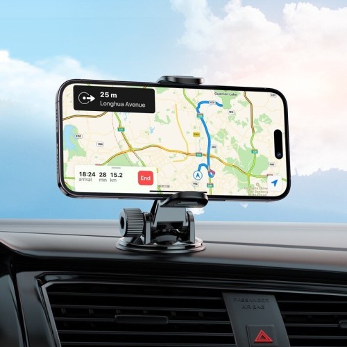 AUTOMOBILINIS TELEFONO LAIKIKLIS BOROFONE BH89 TVIRTINAMAS ANT PRIETAISŲ SKYDELIO JUODAS AUTOMOBILINIS TELEFONO LAIKIKLIS BOROFONE BH89 TVIRTINAMAS ANT PRIETAISŲ SKYDELIO JUODAS