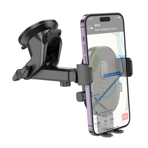 AUTOMOBILINIS TELEFONO LAIKIKLIS BOROFONE BH93 (DASHBOARD) JUODAS