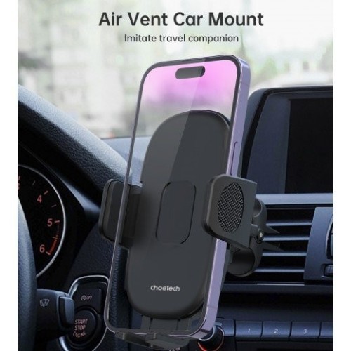 AUTOMOBILINIS TELEFONO LAIKIKLIS CHOETECH H066 JUODAS AUTOMOBILINIS TELEFONO LAIKIKLIS CHOETECH H066 JUODAS