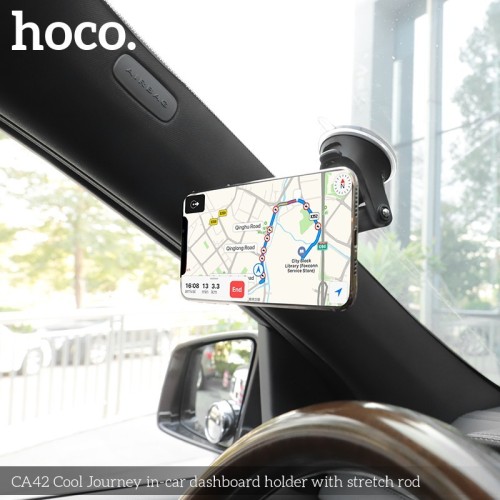 AUTOMOBILINIS TELEFONO LAIKIKLIS HOCO CA42, TVIRTINAMAS ANT PRIETAISŲ SKYDELIO, MAGNETINIS AUTOMOBILINIS TELEFONO LAIKIKLIS HOCO CA42, TVIRTINAMAS ANT PRIETAISŲ SKYDELIO, MAGNETINIS