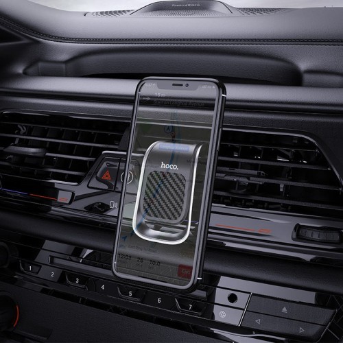 AUTOMOBILINIS TELEFONO LAIKIKLIS HOCO CA74 TVIRTINAMAS Į VENTILIACIJOS GROTELES, MAGNETINIS, JUODAS-SIDABRINIS AUTOMOBILINIS TELEFONO LAIKIKLIS HOCO CA74 TVIRTINAMAS Į VENTILIACIJOS GROTELES, MAGNETINIS, JUODAS-SIDABRINIS
