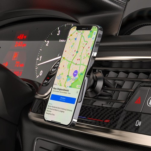 AUTOMOBILINIS TELEFONO LAIKIKLIS HOCO CA81 TVIRTINAMAS Į VENTILIACIJOS GROTELES, MAGNETINIS, JUODAS AUTOMOBILINIS TELEFONO LAIKIKLIS HOCO CA81 TVIRTINAMAS Į VENTILIACIJOS GROTELES, MAGNETINIS, JUODAS