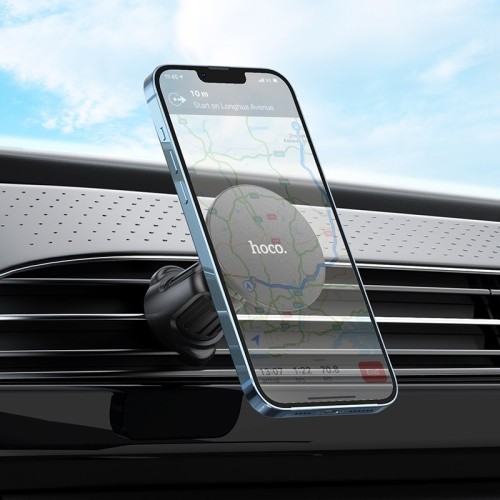 AUTOMOBILINIS TELEFONO LAIKIKLIS HOCO H12 (AIR VENT) JUODAS
