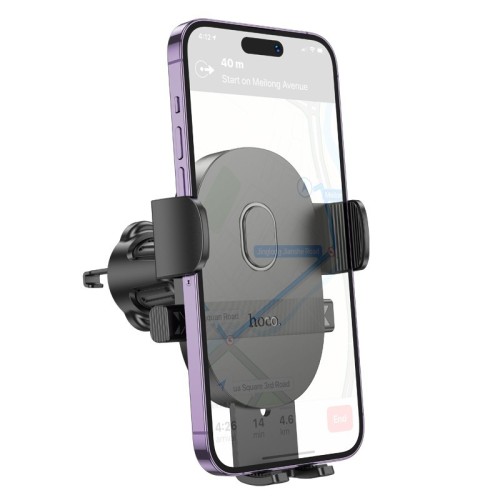AUTOMOBILINIS TELEFONO LAIKIKLIS HOCO H18 (AIR VENT) JUODAS