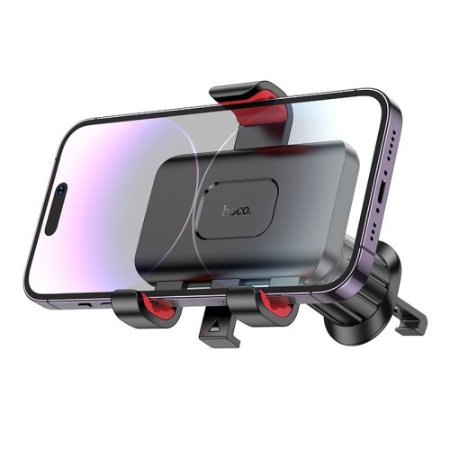AUTOMOBILINIS TELEFONO LAIKIKLIS HOCO H21 (AIR VENT) JUODAS