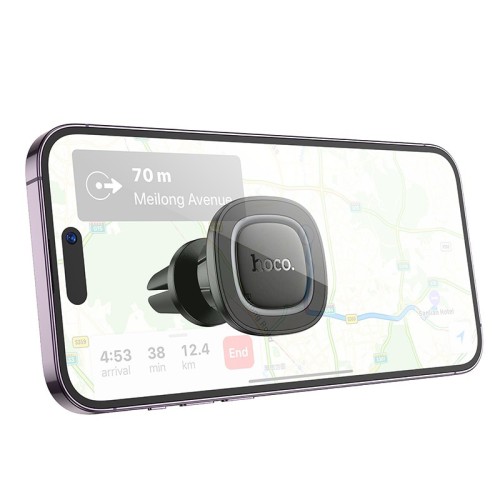 AUTOMOBILINIS TELEFONO LAIKIKLIS HOCO H72 (AIR VENT) JUODAS
