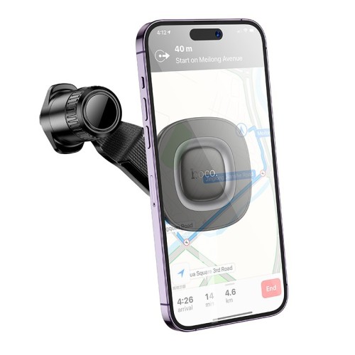AUTOMOBILINIS TELEFONO LAIKIKLIS HOCO H74 (AIR VENT) JUODAS