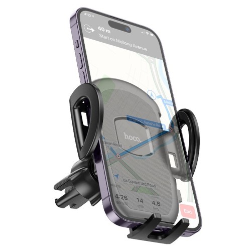 AUTOMOBILINIS TELEFONO LAIKIKLIS HOCO H8 (AIR VENT) JUODAS