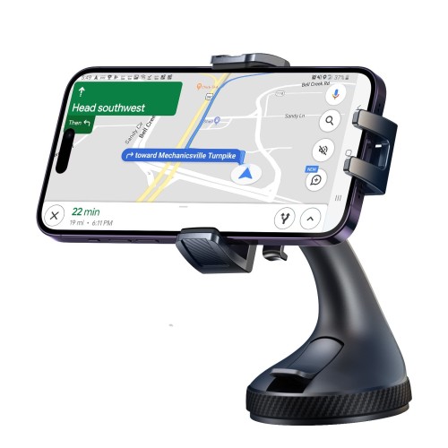 AUTOMOBILINIS TELEFONO LAIKIKLIS JOYROOM JR-OK6 (WINDSHIELD) JUODAS