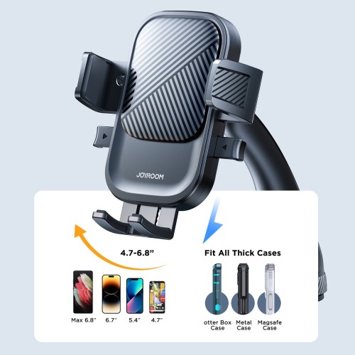 AUTOMOBILINIS TELEFONO LAIKIKLIS JOYROOM JR-OK6 (WINDSHIELD) JUODAS