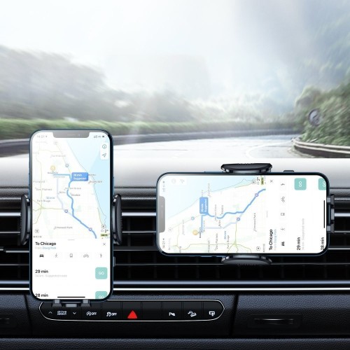 AUTOMOBILINIS TELEFONO LAIKIKLIS JOYROOM JR-ZS259 (AIR VENT) JUODAS
