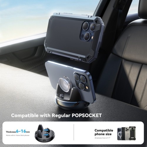 AUTOMOBILINIS TELEFONO LAIKIKLIS JOYROOM JR-ZS330 JUODAS AUTOMOBILINIS TELEFONO LAIKIKLIS JOYROOM JR-ZS330 JUODAS