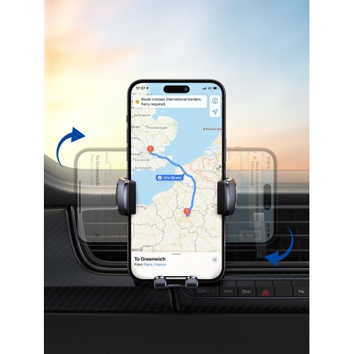 AUTOMOBILINIS TELEFONO LAIKIKLIS JOYROOM JR-ZS351 (AIR VENT) JUODAS