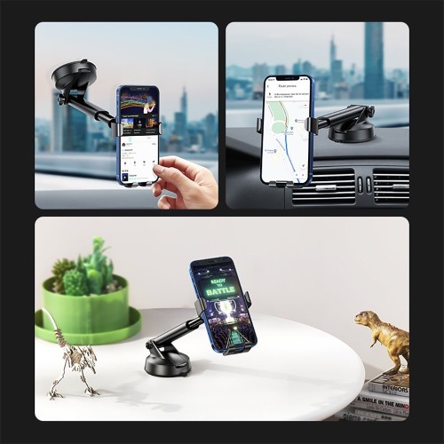 AUTOMOBILINIS TELEFONO LAIKIKLIS UGREEN LP200 JUODAS