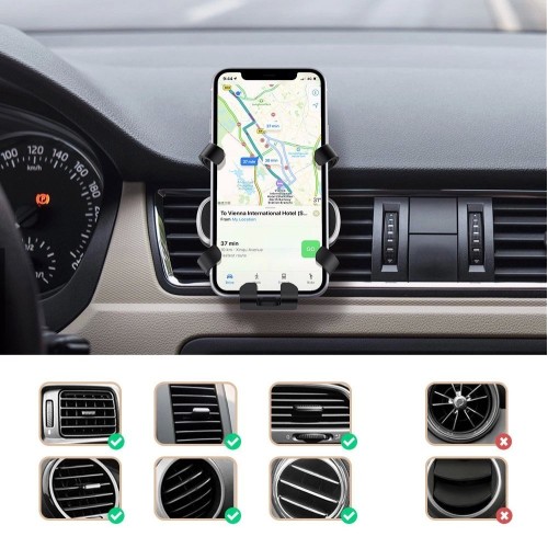 AUTOMOBILINIS TELEFONO LAIKIKLIS UGREEN LP228 JUODAS AUTOMOBILINIS TELEFONO LAIKIKLIS UGREEN LP228 JUODAS