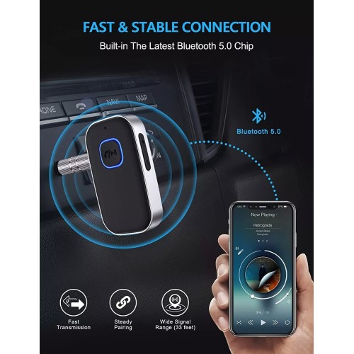 AUX BLUETOOTH LAISVŲ RANKŲ IMTUVAS REACH BR-1 JUODAS AUX BLUETOOTH LAISVŲ RANKŲ IMTUVAS REACH BR-1 JUODAS