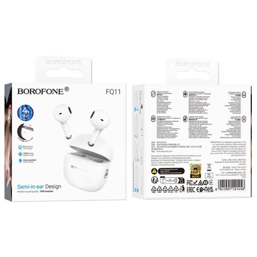BELAIDĖS AUSINĖS BOROFONE FQ11 BALTOS BELAIDĖS AUSINĖS BOROFONE FQ11 BALTOS