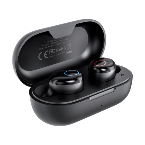 BELAIDĖS AUSINĖS CHOETECH BH-T16 HI-FI BEAN TWS JUODOS