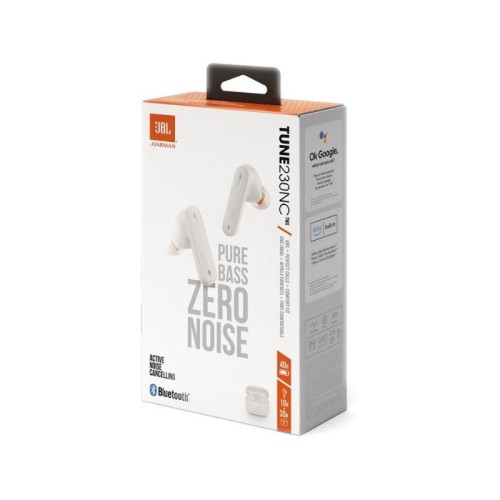 BELAIDĖS AUSINĖS JBL TUNE 230NC TWS BALTOS BELAIDĖS AUSINĖS JBL TUNE 230NC TWS BALTOS