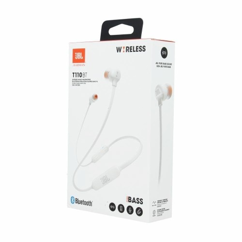 BELAIDĖS AUSINĖS JBL TUNE T110BT BALTOS