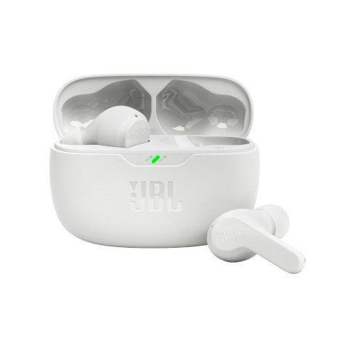 BELAIDĖS AUSINĖS JBL WAVE BEAM TWS BALTOS