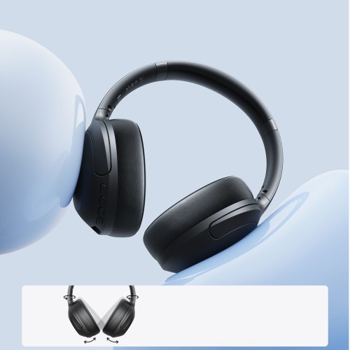 BELAIDĖS AUSINĖS JOYROOM JR-JH2 HYBRID ANC JUODOS