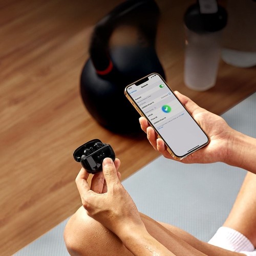 BELAIDĖS AUSINĖS UGREEN WS106 HITUNE T3 ACTIVE NOISE-CANCELLING EARBUDS JUODOS