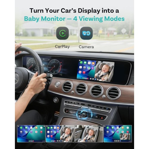 BELAIDIS CARPLAY ADAPTERIS SU MOBILIOS AUKLĖS FUNKCIJA OTTOCAST CABIN CARE JUODAS CA520-T BELAIDIS CARPLAY ADAPTERIS SU MOBILIOS AUKLĖS FUNKCIJA OTTOCAST CABIN CARE JUODAS CA520-T