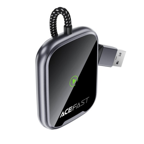 BELAIDIS CARPLAY/ANDROID AUTO ADAPTERIS ACEFAST QC1 JUODAS BELAIDIS CARPLAY/ANDROID AUTO ADAPTERIS ACEFAST QC1 JUODAS