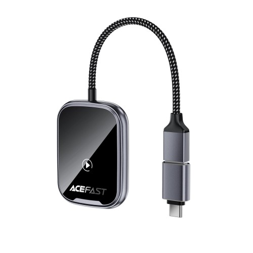 BELAIDIS CARPLAY/ANDROID AUTO ADAPTERIS ACEFAST QC1 JUODAS BELAIDIS CARPLAY/ANDROID AUTO ADAPTERIS ACEFAST QC1 JUODAS