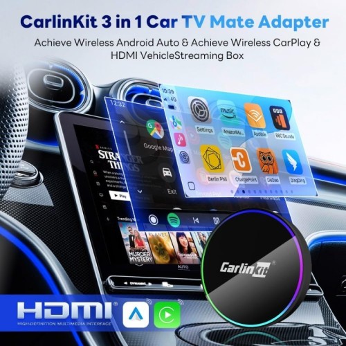 BELAIDIS CARPLAY/ANDROID AUTO ADAPTERIS CARLINKIT HD2CP PRO JUODAS BELAIDIS CARPLAY/ANDROID AUTO ADAPTERIS CARLINKIT HD2CP PRO JUODAS